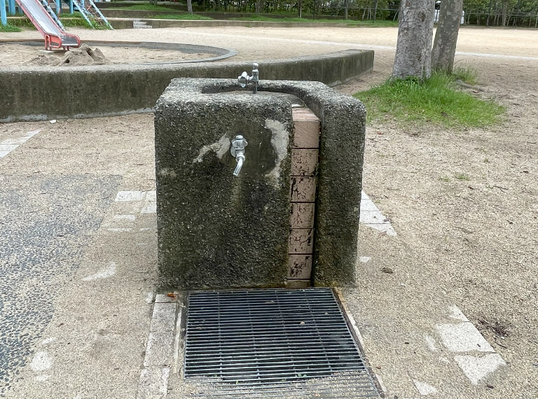 西井吹竹谷公園の水道・手洗い場